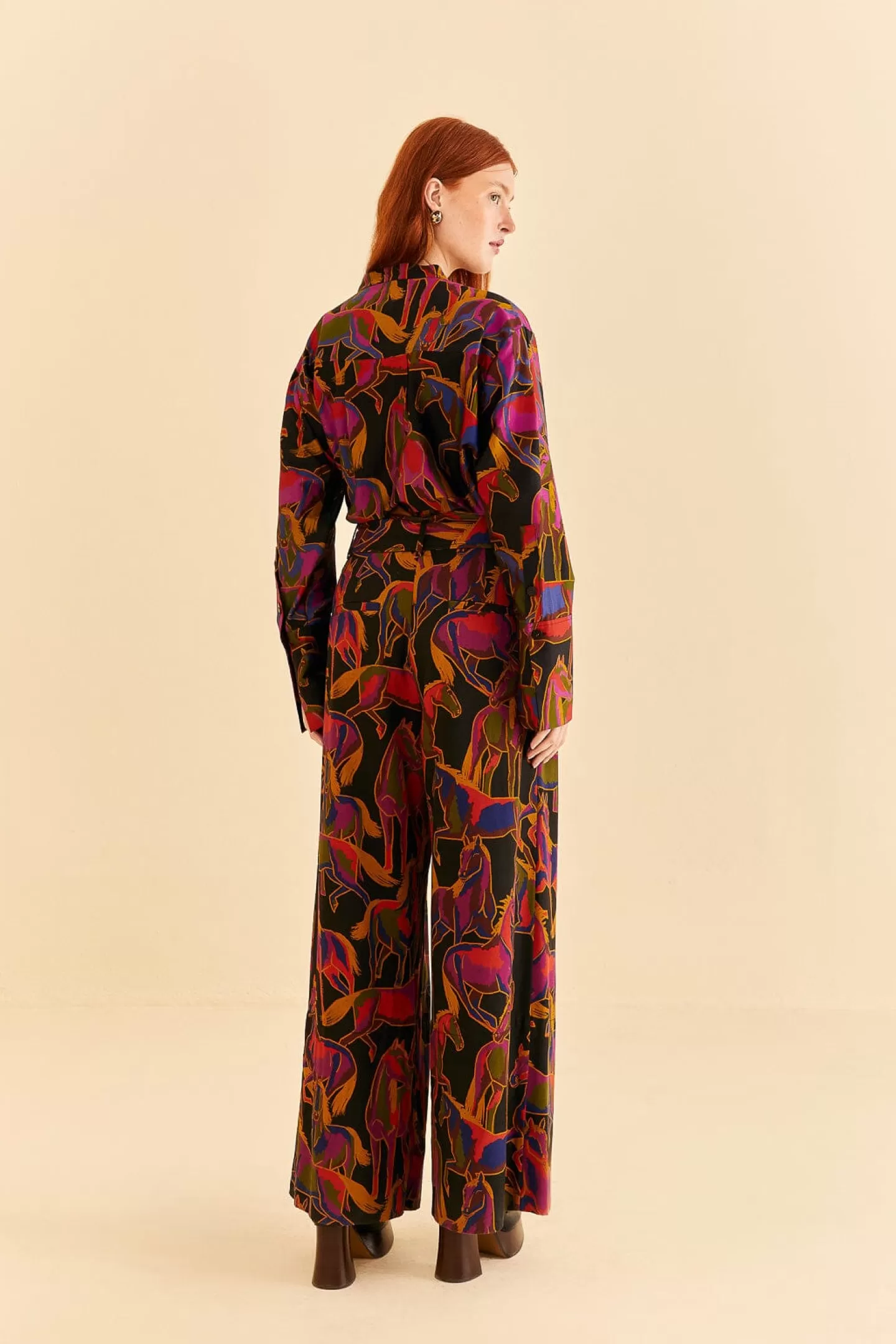 black_wild_horses_pants_194564.webp FARM Rio  BLACK WILD HORSES PANTS
