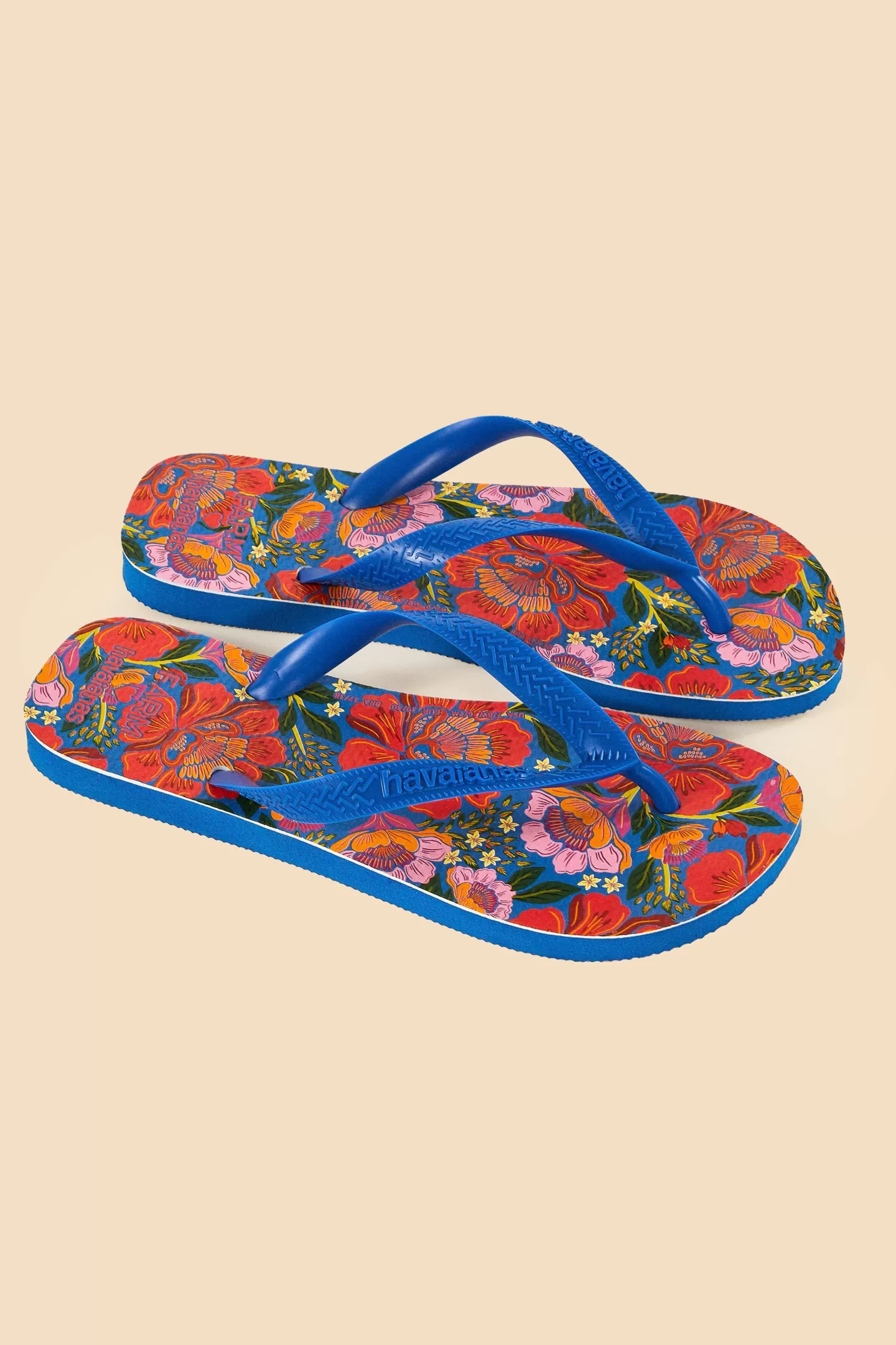 FARM Rio  BLUE FLOWERS GARDEN HAVAIANAS SANDALS
