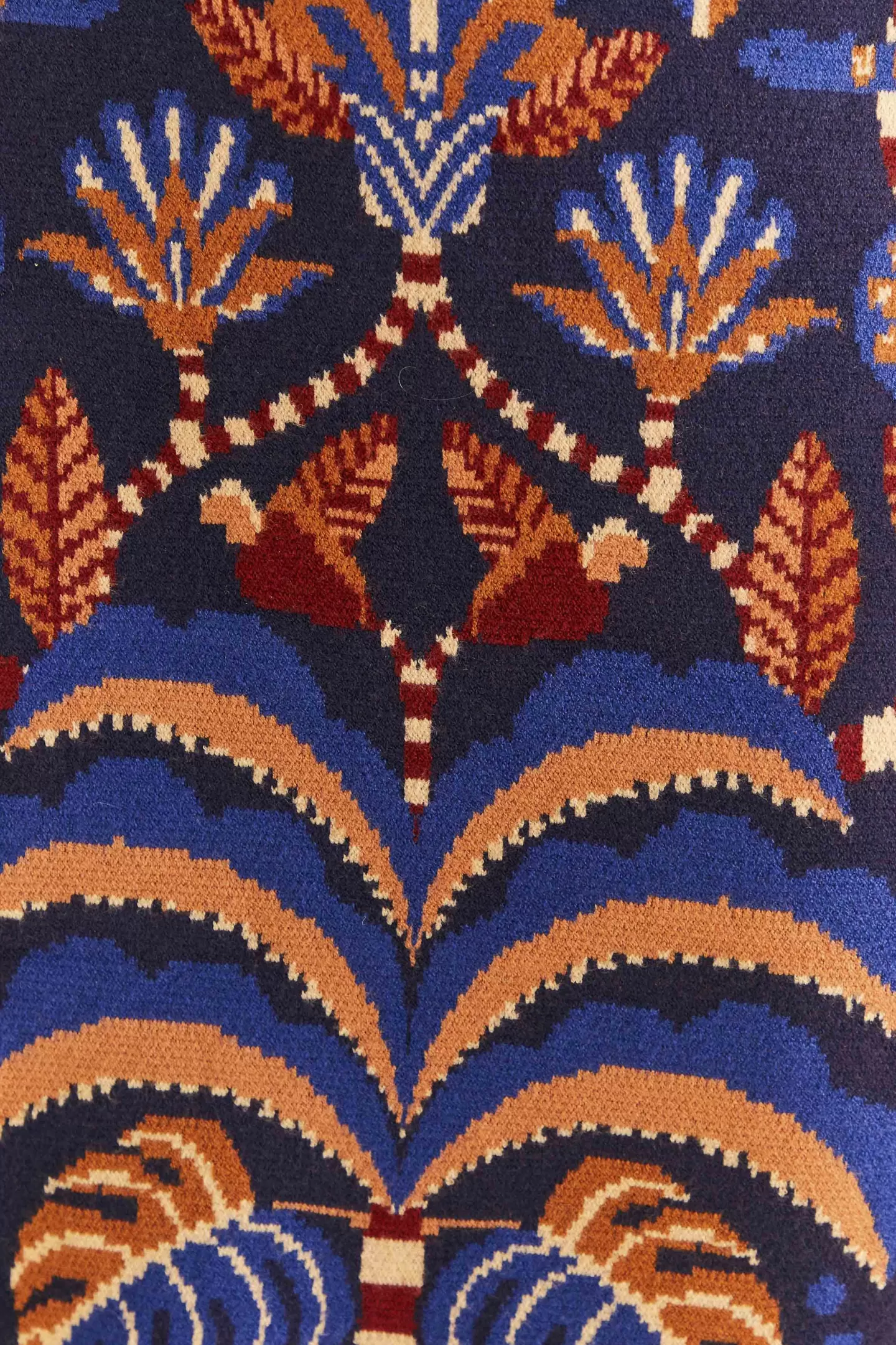 blue_nature_beauty_scarf_knit_midi_skirt_195518.webp FARM Rio  BLUE NATURE BEAUTY SCARF KNIT MIDI SKIRT