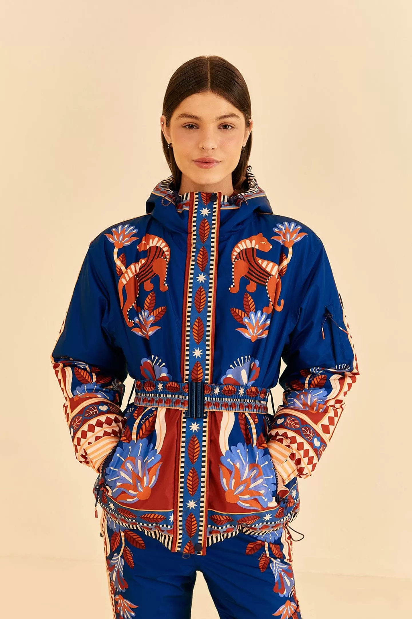 FARM Rio  BLUE NATURE BEAUTY SKI JACKET