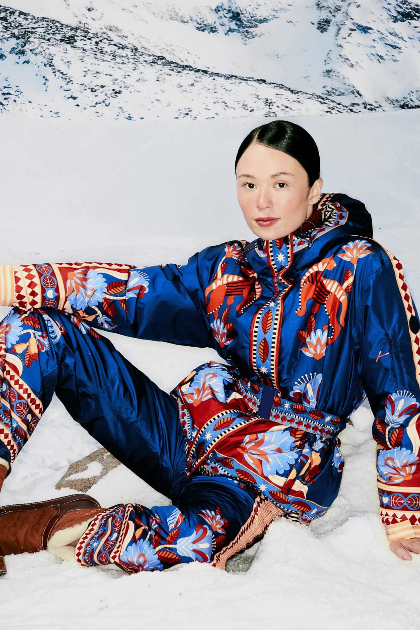 FARM Rio  BLUE NATURE BEAUTY SKI JACKET