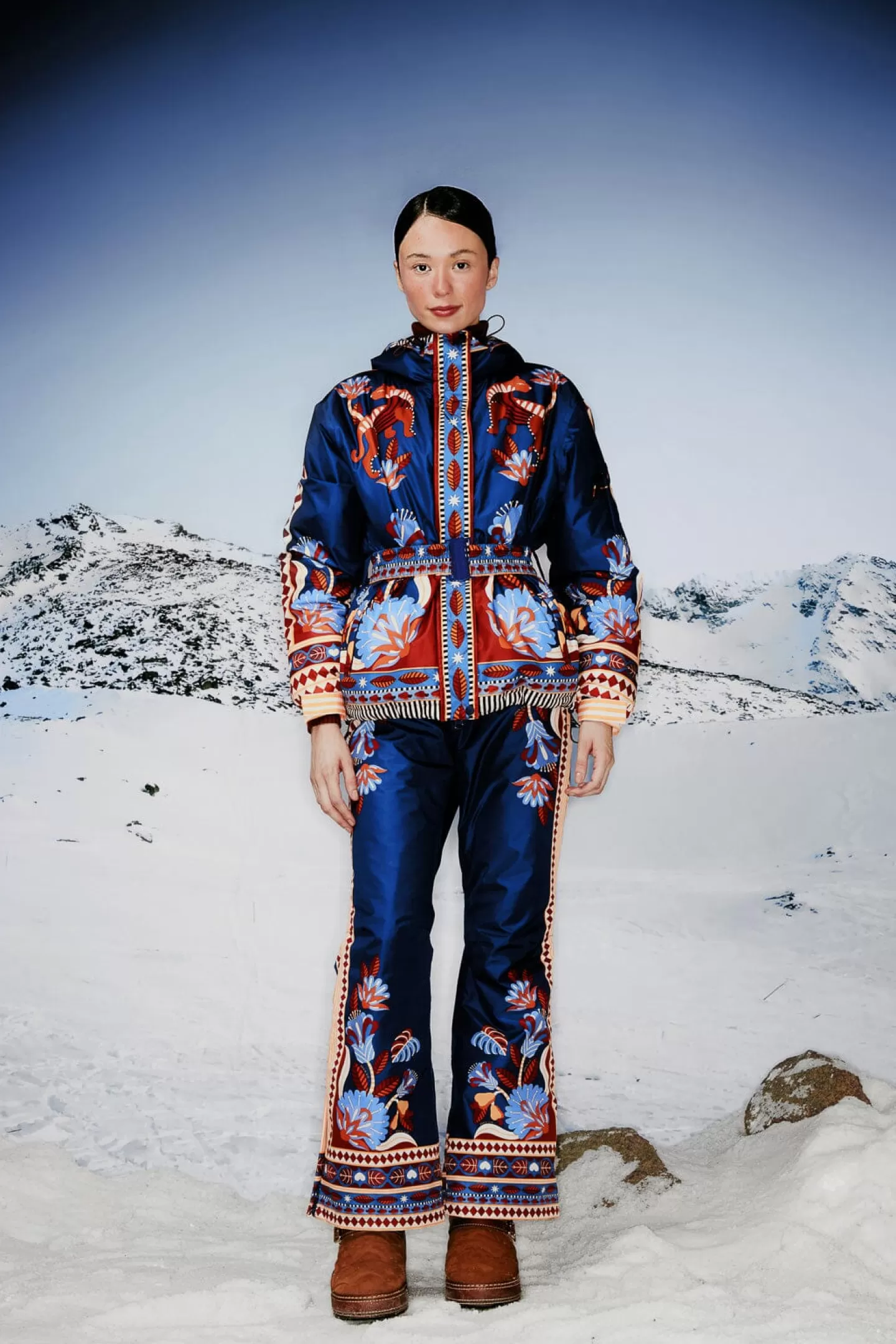 FARM Rio  BLUE NATURE BEAUTY SKI PANTS