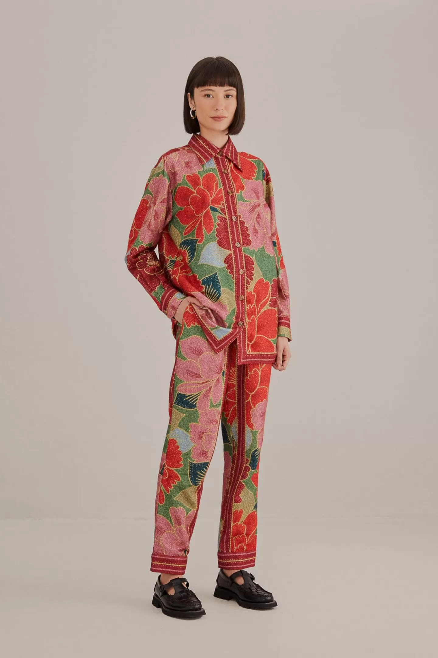 FARM Rio  GREEN SOLAR CHITA PANTS