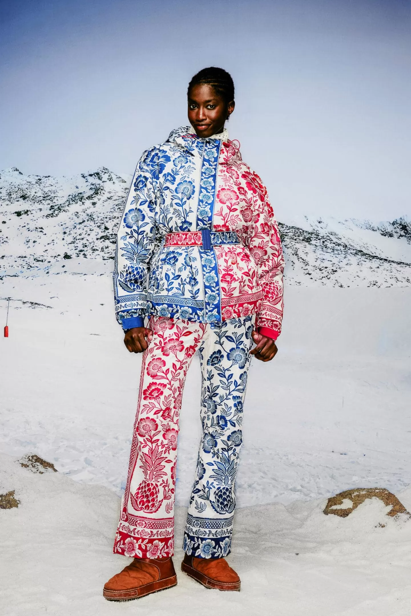 FARM Rio  MIXED PINEAPPLE GARDEN SKI PANTS