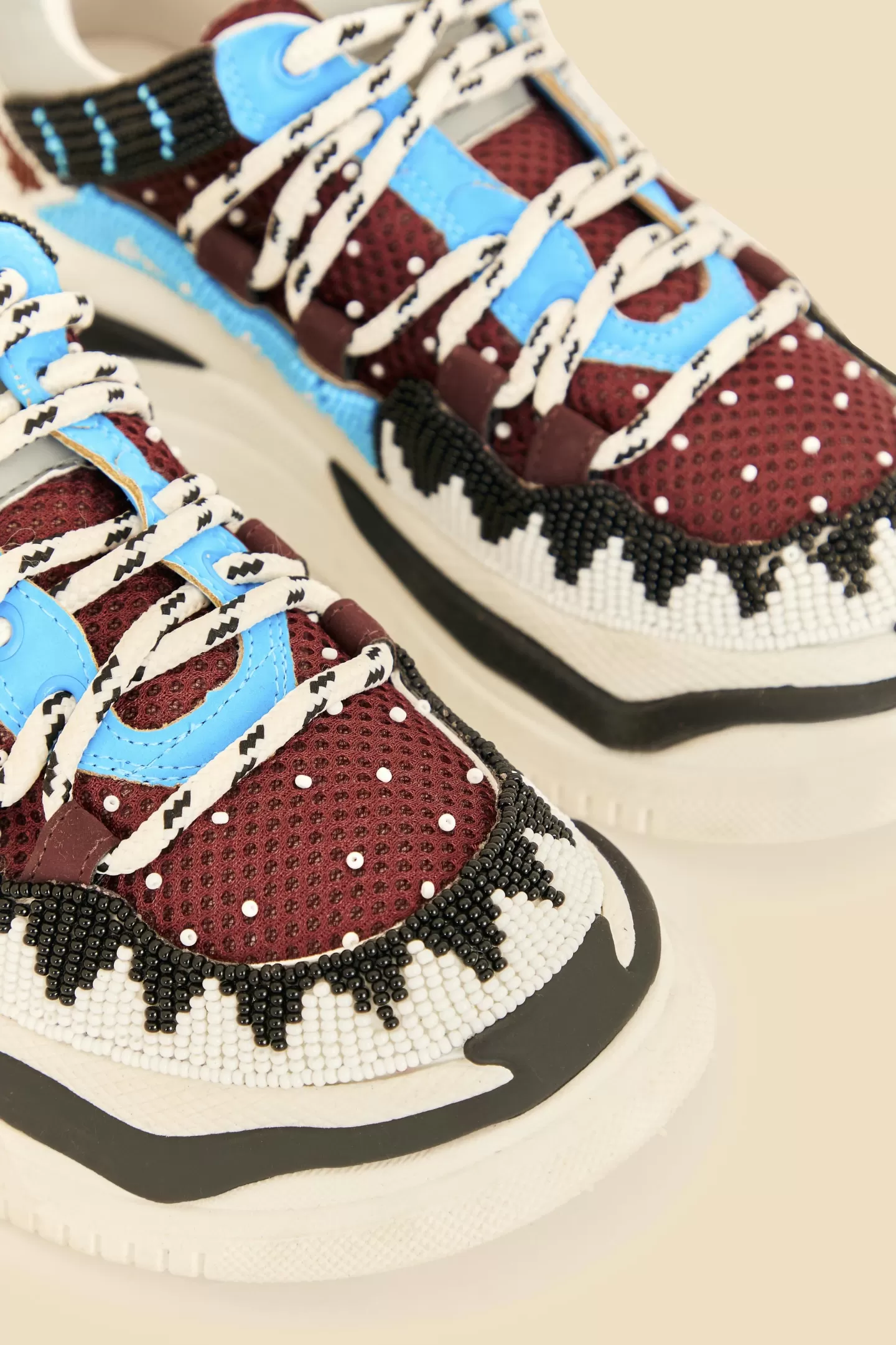 FARM Rio  MULTICOLOR BEADED SNEAKER