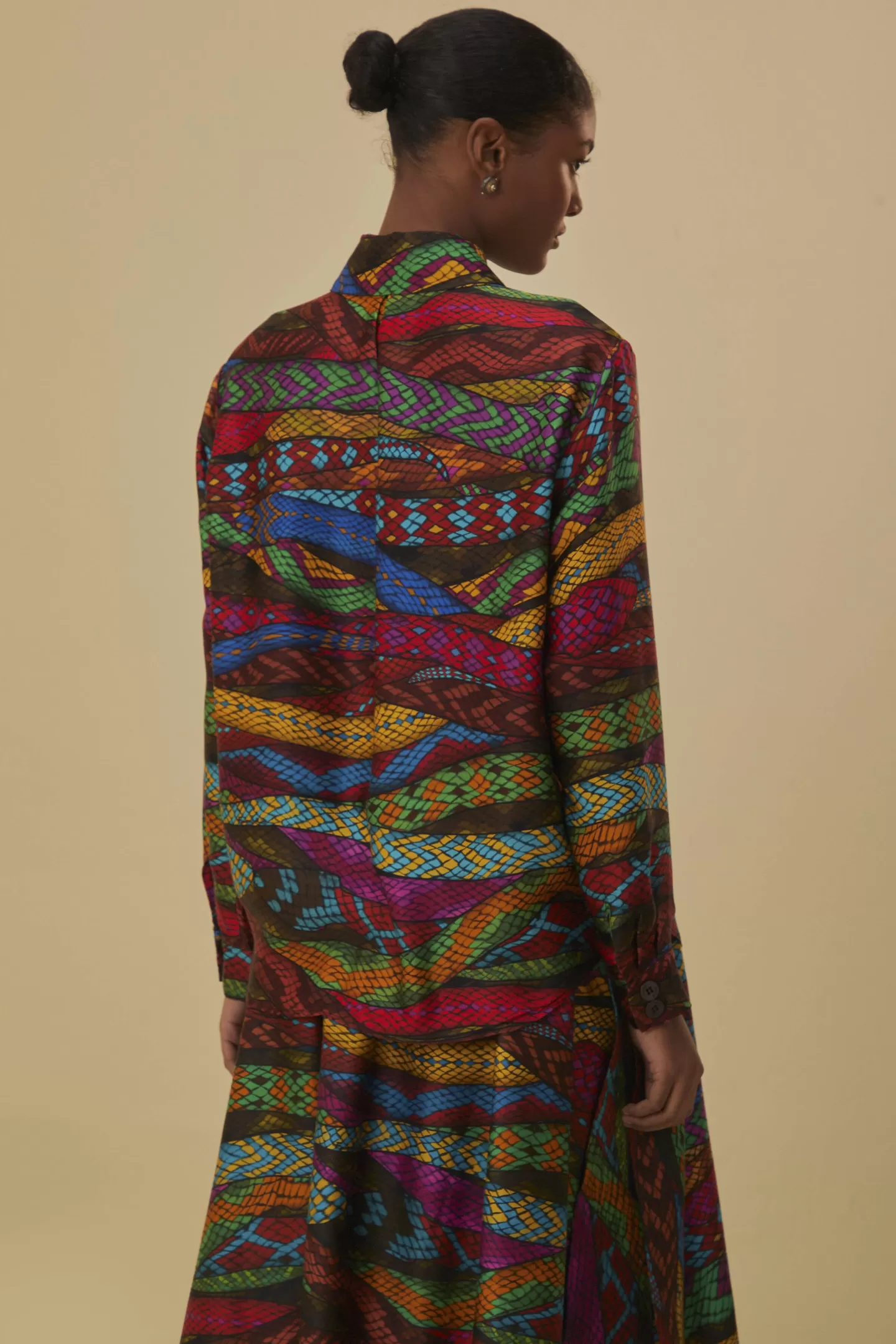 FARM Rio  MULTICOLOR MIRAGE SHIRT LONG SLEEVES