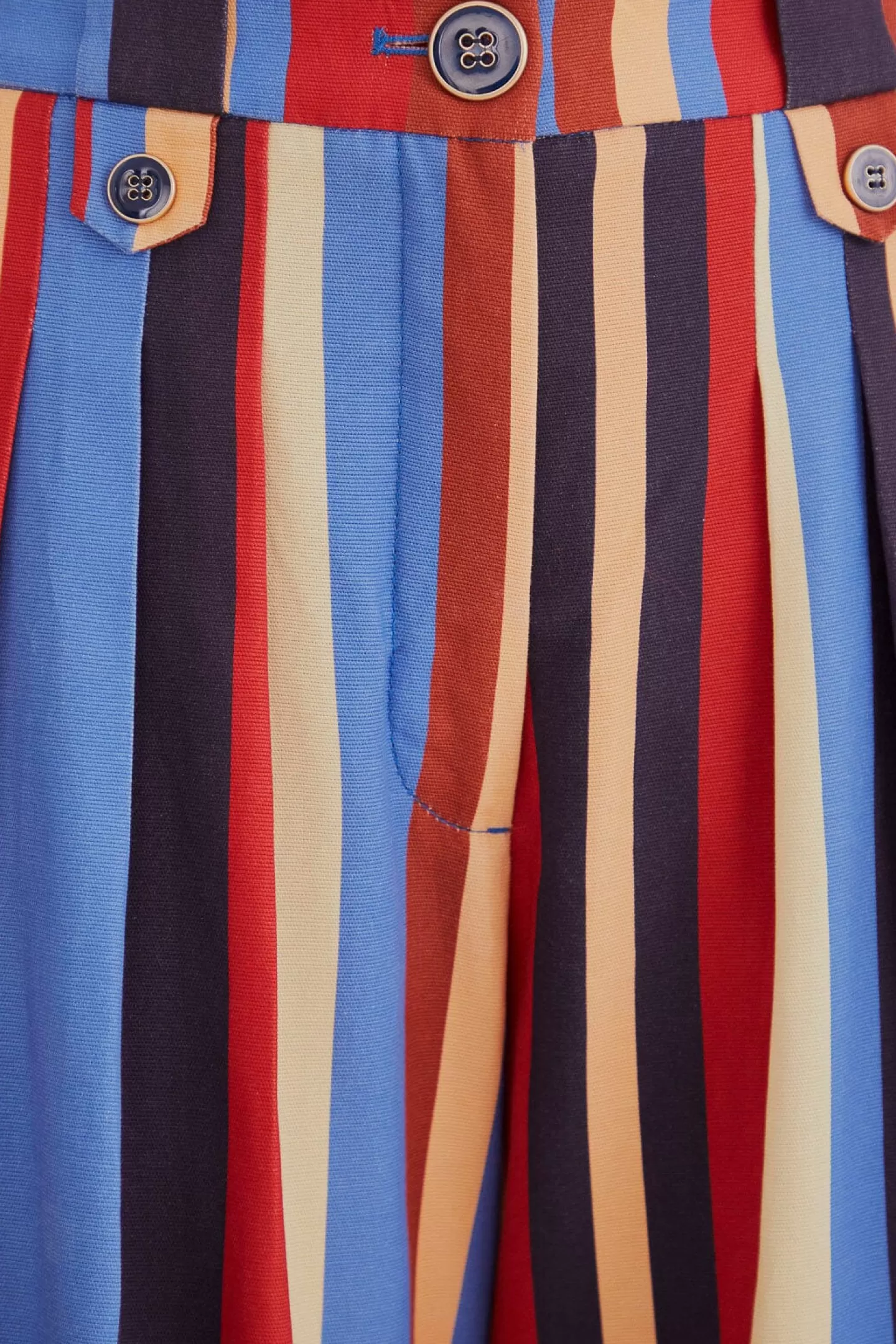 FARM Rio  MULTICOLOR WINTER STRIPES TAILORED PANTS
