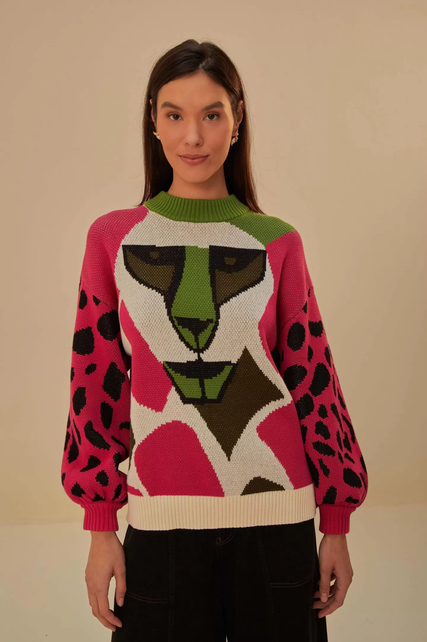 FARM Rio  ONCA KAMBOZISTICA KNIT SWEATER