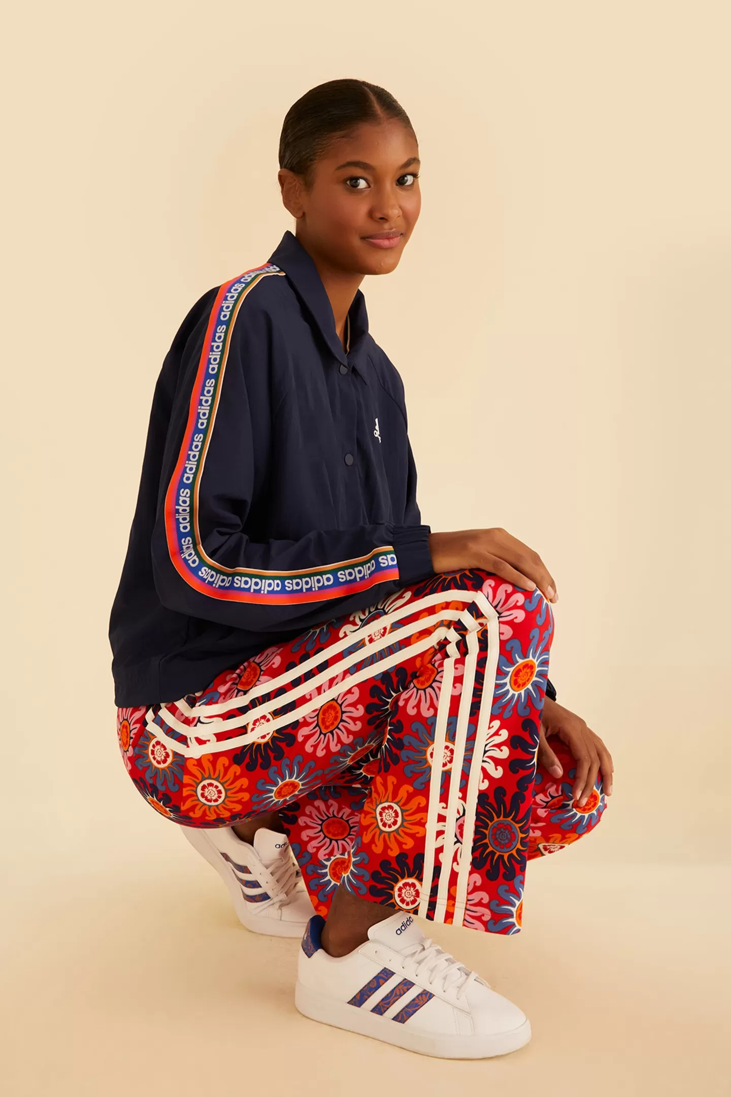 FARM Rio  RED ADIDAS FARM PANTS