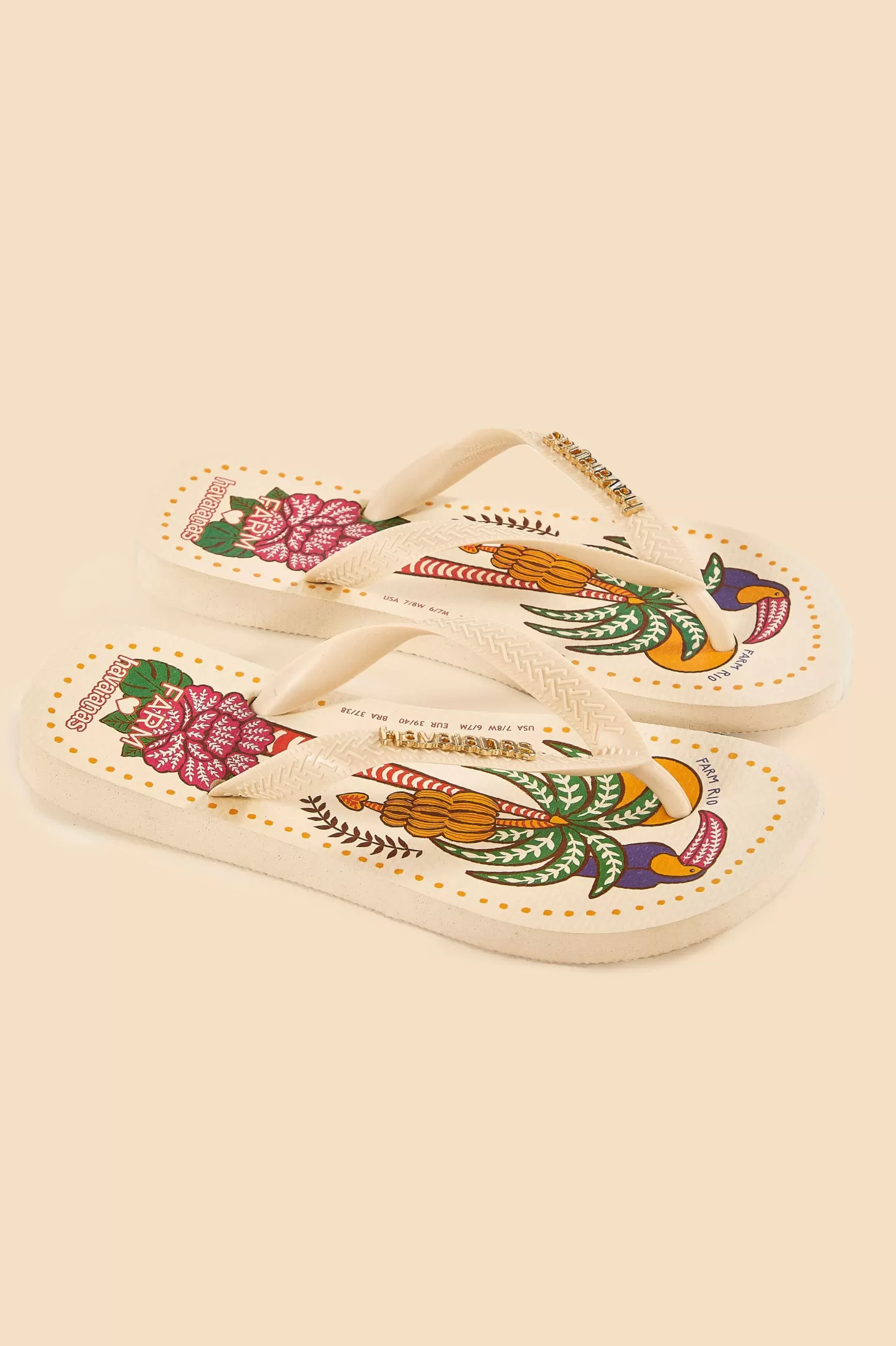 FARM Rio  SUMMER SUNRISE HAVAIANAS SANDALS