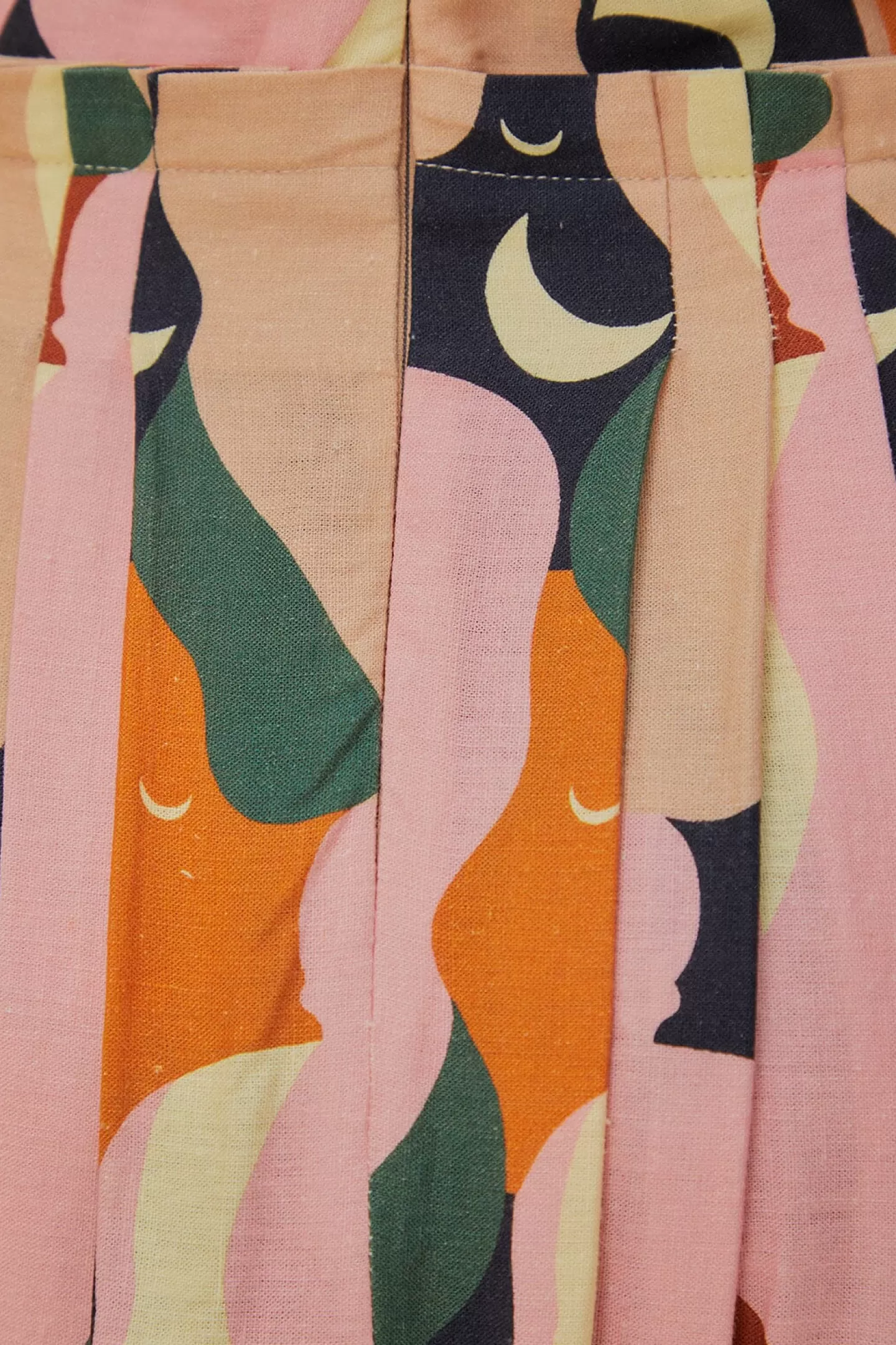 FARM Rio  THE KISS MULTICOLOR SLEEVELESS MIDI DRESS