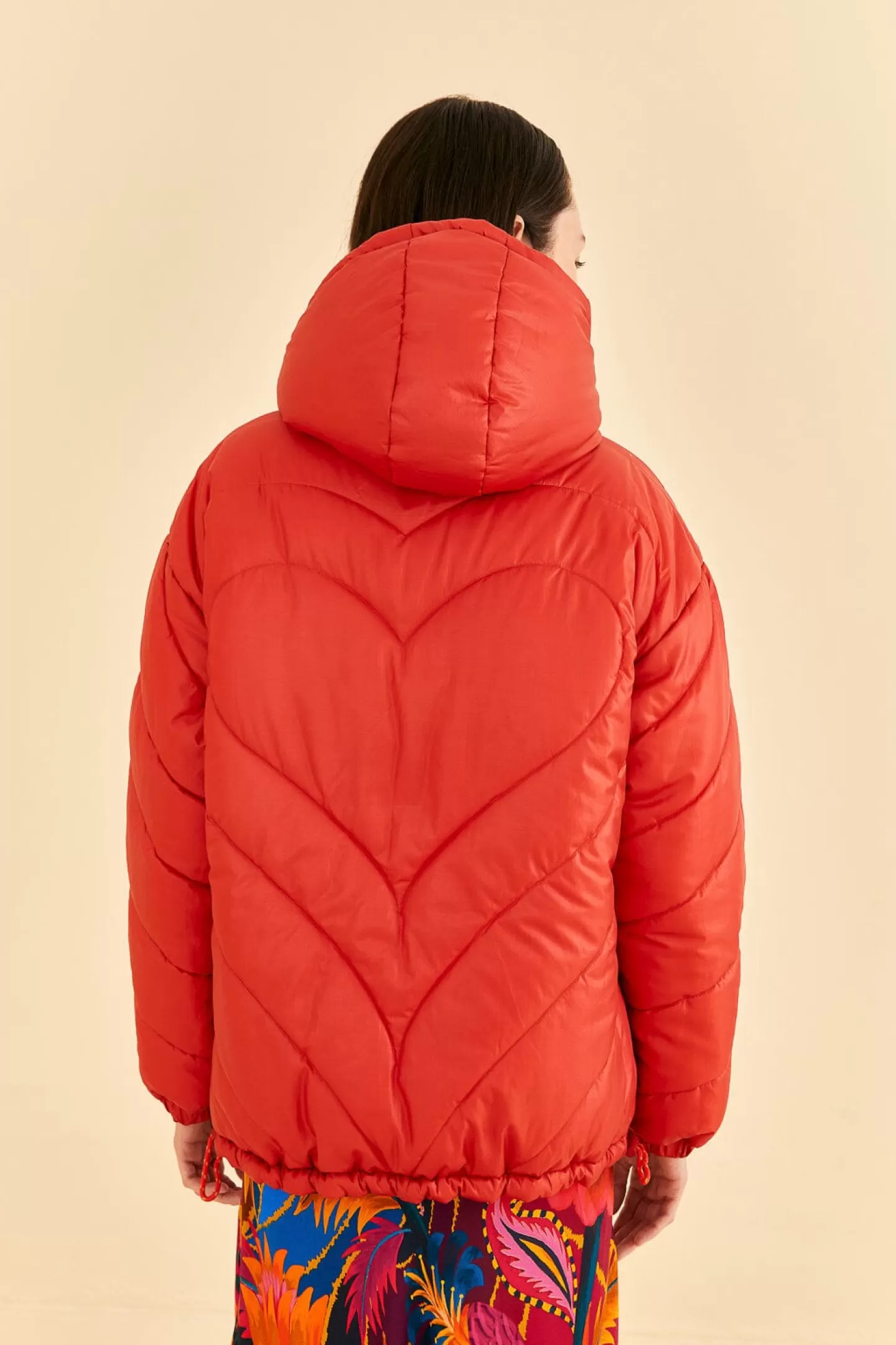 FARM Rio  VINTAGE WAVE REVERSIBLE PUFFER JACKET